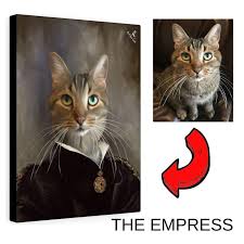 Maybe you would like to learn more about one of these? Male Royal Portrait Custom Your Pet Canvas Art Art Your Cat