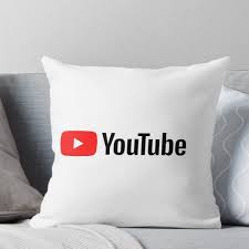 Youtube 2020 Throw Pillow In 2020 Throw Pillows Pillows Youtube Logo