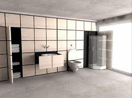 Bordered in white color scheme, this door looks contrast with beige wall paint. 5 Dynamic Bathroom Designs Hidden Into The Walls