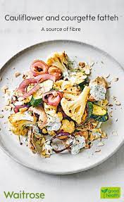 Our Cauliflower Courgette Fatteh Is The Perfect Light Veggie Dinner And A Great Source Of Fibre Vegetarian Recipes Delicious Dinner Recipes Cooking Recipes