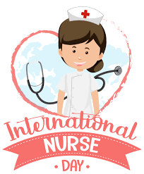 Yuk pasang foto kece dan keren sejawat di. International Nurse Day Logo With Cute Nurse And Stethoscope 1777964 Vector Art At Vecteezy