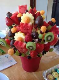 Deco Bouquet De Fruits Plats De Fete Cuisine Et Boissons Recettes De Cuisine