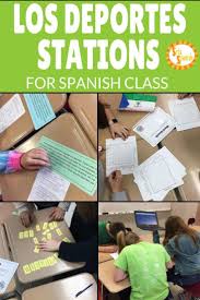 Los Deportes Sports In Spanish Stations And Practice Activities Learning Spanish High School Spanish Middle School Spanish