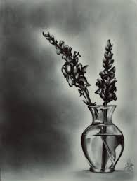 Download Pencil Drawing Realistic Flowers Vase Flower Vase Drawing Colour Pencil Shading Vase
