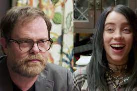 For several celebrities with fa. Billie Eilish Takes Rainn Wilson S The Office Quiz Video