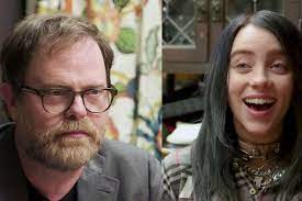 On a day where a lot of people elect to. Billie Eilish Takes Rainn Wilson S The Office Quiz Video