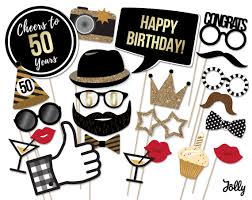 50th Birthday Photo Booth Props Printable 50th Birthday Photo Booth Props Printable Pdf Birthday Party Decorations Birthday Photobooth Props Fiftieth Birthday Party Supplies Birthday Photo Booths Photo Booth Props Birthday Birthday Photo Props