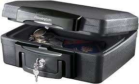 Sometimes the key doesn't work anymore because of the accumulation of dirt or even internal destruction of the lock. Amazon Com Sentrysafe H0100 Fireproof Waterproof Box With Key Lock 0 17 Cubic Feet Black Office Products