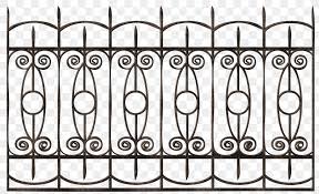 Maybe you would like to learn more about one of these? Wrought Iron Fence Clip Art Png 2854x1742px Fence Black And White Chain Link Fencing Gate Home