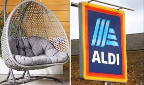 Over 75,000 customers queued online to buy the aldi hanging egg chair recently, with it selling out within half an hour. Aldi Hanging Egg Chair Where To Buy Specialbuy Garden Egg Chair Express Co Uk