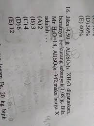 Jawabannya ada pada nomor 5, ditambah bentuk seperti salib dimiringkan. Soal Kimia Tentang Stoikiometri Brainly Co Id