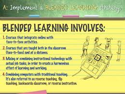 12 Types Of Blended Learning Blended Learning Classroom Blended Learning Blended Learning Resources