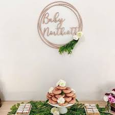 Pin By Wooden Letters Australia On Baby Showers Custom Wood Signs Wooden Letters Decorative Letters