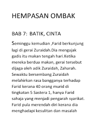 Gaya bahasa (novel tingkatan 3) gaya bahasa bahasa arab. Hempasan Ombak