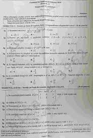 Subiecte Simulare Matematică Clasa A Xi A Vezi Cerințele De La Simularea La Matematică Edupedu