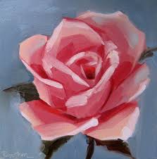 Anyone can paint a rose in acrylics using these 3 easy steps! Gallery For Simple Rose Painting Acrylic Painting Flowers Rose Painting Flower Painting