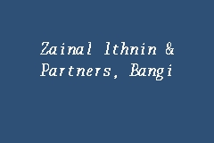 Zainal ithnin & partners, tingkat 2, 5315 v, jalan sultan yayah petra, bandar kota bharu, 15150 kota bahru, kelantan, malaizija, atsauksmes. Zainal Ithnin Partners Bangi Legal Firm In Bangi