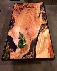 Maceta tronco hecha a mano. 96 Ideas De Mesa Resina Madera Y Resina Mesas De Madera Mesa De Resina