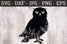 Download Floral Owl Silhouette Svg Owl Silhouette Svg Clipart 425868 Svgs Design Bundles