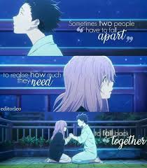 A silent voice (or koe no katachi in japanese; Pin By Kai Aomine On Perle Di Filosofia Anime Quotes Inspirational Anime Love Quotes Anime Quotes