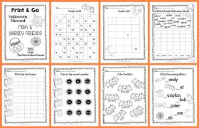Halloween Print Go Math And Literacy Practice Literacy Practice Go Math Halloween Worksheets