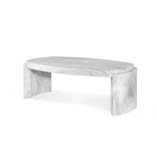 I thought i knew the type of coffee table i wanted for our evolving living room. Contemporary Coffee Table Tacca Brabbu Design Forces Marble Marble Base Oval