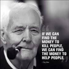 As so often, Tony Benn offers us the best advice