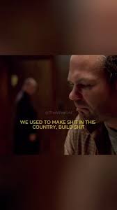We used to make shit in this country ~ Frank Sobotka 👀 (The Wire), The  Wire