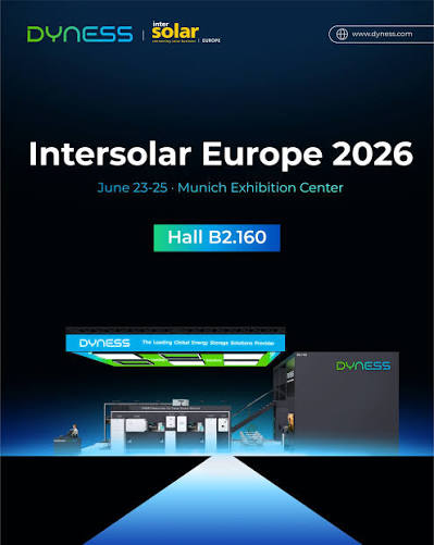🔋 🌍 Intersolar Europe 2026 is almost here! At this year's exhibition,  DYNESS will showcase three key solution portfolios designed for evolving  global energy needs: 🔸 Solar-Storage-Heat Pump Solutions 🔹  Next-Generation Micro