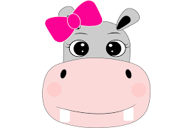 Download Hippo Svg Cute Hippo Svg Hippo Clipar Graphic By Lillyrosy Creative Fabrica