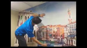 Smartstick® peel and stick wallpaper. How To Install A Peel And Stick Wall Mural Youtube
