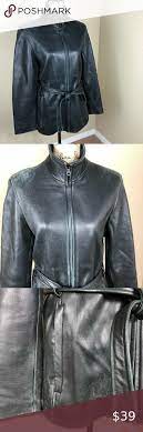 Marc New York Andrew Marc Black Leather Coat M Black Leather Coat Leather Coat Vintage Leather Jacket