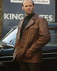 Jason Statham The Bank Job Brown Leather Jacket Top Celebs Jackets Brown Jacket Jason Statham Statham