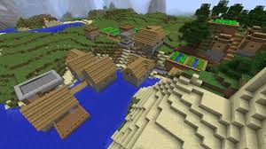 A great place to find lists of minecraft building ideas, pixel art templates, redstone ideas and much more for pc, xbox 360 ps3 and handheld devices. Another Typical Village Generated By Minecraft S Map Generator Again Download Scientific Diagram