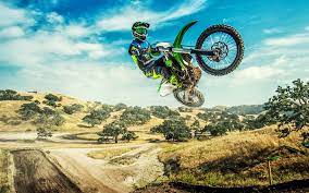 We have an extensive collection of amazing background images carefully chosen by our 1920x1200 dirt bike wallpapers for mobile | large hd wallpaper database. Download Wallpapers Kawasaki Kx450f Extreme 2018 Bikes Flying Motorcycle Motocross Kawasaki Besthqwallpapers Com Motocross Dirtbikes Motocross Love