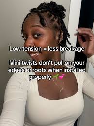Mini twists are one of my go-to protective styles Do you wear mini twi...