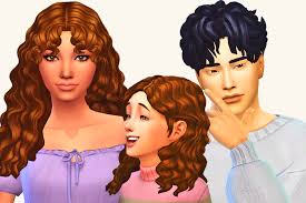 The furniture is clean … 29 Super Cute Sims 4 Curly Hair Cc To Add To Your Cc Folder Maxis Match Free To Download Must Have Mods
