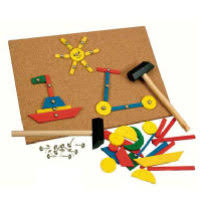 Aus verschiedenen formen und farben können eigene oder auch motive nach vorlagen gehämmert. Lena Hammerspiel Baustelle 65828 Babymarkt De