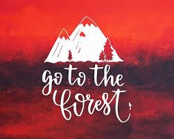  Wall Art Decor Canvas Painting Original Painting Diy Quotes Painting Go To The Forest Quotes Wall Canvas Wall Art Quotes Wall Art Quotes Inspiration Canvas