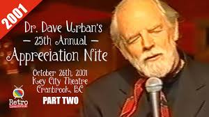 2001-10-26 Dr. Dave Urban's 25th Annual Appreciation Nite Pt.2