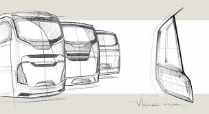Sketch Bus Rear And Lights New Roma R6