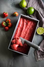 Mix in lime juice, triple sec, tequila and lime peel. Lime And Strawberry Sorbet Recipe Lemonsforlulu Com