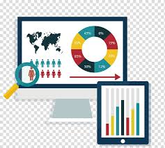 Bar Chart Computer Data Analysis Transparent Background Png