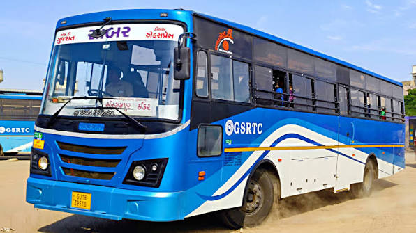 Gsrtc New Deluxe Express Bus Santrampur To Ider  Via:-Lunavada-Malpur-Modasa-Himmatnagar-Ider....