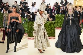 Fashion and the catholic imagination, saw the fashion and entertainment elite at their most angelic. Met Gala 2018 Red Carpet Rihanna Madonna Katy Perry And More Spin