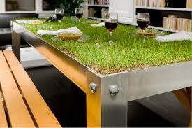 Grass Table Indoor Picnic Picnic Table Green Table