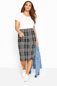 Black And White Checkered Pencil Skirt Pin On My Dream Wardrobe