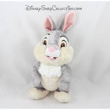 Peluche Pan Pan Lapin Disneyland Paris Gris 20 Cm Disneyland Doudou Bambi