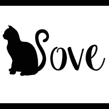 Love Cats Decal Cat Stickers Car Decals Mercari Anyone Can Buy Sell Adesivos De Gato Silhueta De Gato Gatos