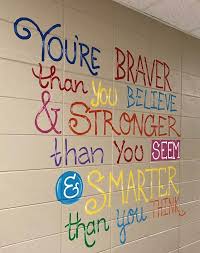 The Inspirational Quotes On The Wall Of This Alabama School Are Giving Us All The Feels Elementary School Principal School Wall Art School Quotes